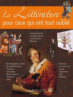 cover image of La littérature pour ceux qui ont tout oublié